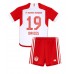 Bayern Munich Alphonso Davies #19 Dětské Oblečení Domácí Dres 2023-24 Krátkým Rukávem (+ trenýrky)